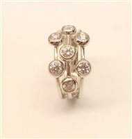 Ringe MONILE Dame in Platin Diamante 0.82 Ct AN3013P-15 - AN3013P-15